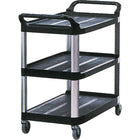 Rubbermaid, Utility Cart, 3 Tiers, 20" x 37" x 33-5/8", 300 Lbs. Capacity-Capacity: 300 lbs.