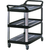 Rubbermaid, Utility Cart, 3 Tiers, 20" x 37" x 33-5/8", 300 Lbs. Capacity-Capacity: 300 lbs.