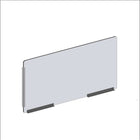 Mark Maker Modular Sneeze Guard Side - 42" W x 23.5" H panel 1/4" Clear Acrylic -2 12" aluminum bottom rails - 18" living hinge-Our clear modular sides are to be combined with the modular fronts as an extension for extra protection.