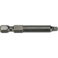 Apex 1/4" Square Recess Turned Body Power Bits, Square, #1 Tip, 1/4" Drive Size, 1-15/16" Length - 36 Pack-Drive Size 1/4"