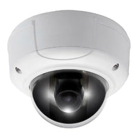 SeqCam 3 Megapixel Full HD Vandal-proof Network Dome Camera, 4.7" x 6.3" x 6.3", White-1/2.8" 3Megapixel progressive scan Exmor CMOS