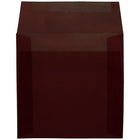 JAM Paper 6.5 x 6.5 Square Envelopes, Burgundy Translucent Vellum, 100 Pack (2813778B)-Size: 6-1/2" x 6-1/2"