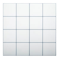 Truu Design Square Peel and Stick Wall Tiles, 10 x 10 inches, White, 6 Pieces-Set: comes in a box of 6 premium quality wall tiles, suitable for smooth and clean surfaces