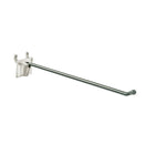 Azar Displays 10" x 0.187" Attached Back, 50 Pack-Galvanized metal with quick back plastic plate