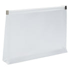 JAM Paper Plastic Envelopes with Zip Closure, Booklet, 5.25 x 8, Clear Poly, 12 Pack (920Z1CL)-Dimension: 5.2"h x 8"w x 1/5"d