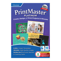 Broderbund Print Master Platinum-Personalize your designs with powerful One-Click picture editing tools