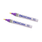 Marvy Uchida Broad-Point Opaque Paint Markers - Hot Purple - 2 Pack-Marker Tip: Broad Point