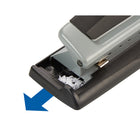 Swingline Precision Pro Adjustable Punch - 2-3 Hole - 10 Sheet Capacity - Black/Silver-Durable, metal punch construction delivers reliable performance