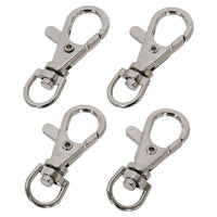 Time 4 Crafts Trigger Snap Clip, 40mm, Silver, 48 Pieces-Packaging: includes a total of 48 pieces (12 pack of 4)