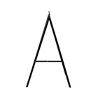 Futech Aframe013 Metal A-Frame Sidewalk Sign Holder, 24"W x 36"H insert size-Does not include with any supporting 
backboard material