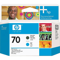 HP – Tête d'impression cyan et noir mat 70 (C9404A)-Compatible avec les imprimantes photo HP Photosmart série Pro B8800 et Photosmart Pro B9180 format large ainsi que les imprimantes de série Designjet Z2100 et Designjet Z3100.