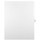 Mark Maker Legal Exhibit Index Tab White Single Tabs, 1/25th Cut, Letter Size, No Holes, Number 163, 25 Pack-White Single Tabs, 1/25th Cut