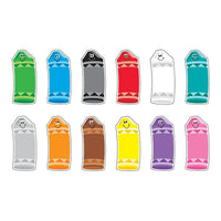 Trend Enterprises Pre-kindergarten - 2nd Grades Classic Accents, Crayon Colours, 216 Pack-Make lessons and displays pop with accents that stand tall, deliver messages, and build student confidence in a variety of ways