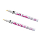 Marvy Uchida Fine-Line Opaque Paint Markers - Silver - 2 Pack-Marker Tip: Fine Point