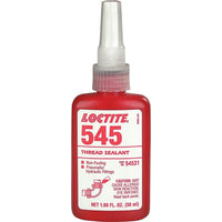 Loctite Thread Sealant 545 Hydraulic/Pneumatic Sealant, Bottle, 10 mL - 4 Pack-Colour: Purple