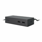 Microsoft Surface Dock - Black-Offers two high-definition video ports, a Gigabit Ethernet port, four high-speed USB 3.0 ports, and an audio output