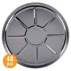 Luciano Aluminum Foil Pizza Pans, 12.5 x 0.5 inches, Silver, 48 Pieces-Packaging: total of 48 pieces