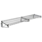 Kleton Chromate Wall Mount Wire Shelving Kits, 2 Shelves-Heavy-gauge shelves with open wire design minimize dust, improve air circulation and provide greater visibility of stored items