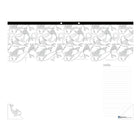 Blueline DoodlePlan Colouring Desk Pad, Multiplicity-Blueline® DoodlePlan™ Colouring Desk Pad