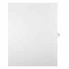 Mark Maker Legal Exhibit Index Tab White Single Tabs, 1/15th Cut, Letter Size, No Holes, Number 53, 25 Pack-White Single Tabs, 1/15th Cut
