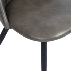 FurnitureR Brown Dining Chair, Set of 2, Charlton Vintage A-4