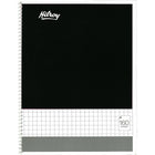 #Hilroy Quad Coil Notebook, 80 Sheets, 8" x 10-1/2", Assorted (13038)-Paper cover available in 5 assorted colours: black, cyan, green, magenta or grey