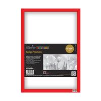 Seco Snap Poster Frame Case - 18" x 24" - Red-Poster Frame