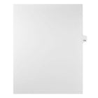 Mark Maker Legal Exhibit Index Tab White Single Tabs, 1/25th Cut, Letter Size, No Holes, Number 135, 25 Pack-White Single Tabs, 1/25th Cut