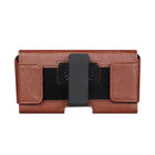 General Supply Goods + Co Universal Swivel Holster - Cognac-The pouch can be securely attached to your belt with its swivel belt
