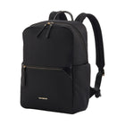 Samsonite 14.1" Rosaline Eco Laptop Backpack - Black-Exterior nylon fabric is made from Recyclex, a material created using 100% post-consumer recycled PET plastic