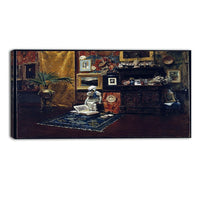 Designart William Merritt, Studio Interior Canvas Art Print, (PT5014-32-16)-Print