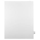 Mark Maker Legal Exhibit Index Tab White Single Tabs, 1/25th Cut, Letter Size, No Holes, Number 197, 25 Pack-White Single Tabs, 1/25th Cut