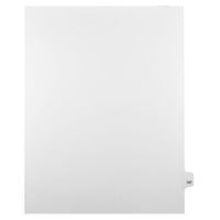 Mark Maker Legal Exhibit Index Tab White Single Tabs, 1/25th Cut, Letter Size, No Holes, Number 197, 25 Pack-White Single Tabs, 1/25th Cut