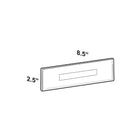 Azar Displays 2.5" x 8.5" Acrylic Wall Mount Sign Nameplate Holder with Adhesive Tape , 10 Pack (122018)-Wall mount frame has adhesive tape on the back (that is removable) for hanging on practically any surface