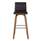 Armen Living Vienna 26" Counter-Height Bar Stool - Brown-Counter Stool for Kitchen