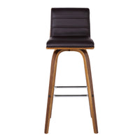 Armen Living Vienna 26" Counter-Height Bar Stool - Brown-Counter Stool for Kitchen