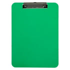 JAM Paper Plastic Clipboards, 9" x 13", Green, 2 Pack (340926880g)-Green