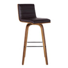 Armen Living Vienna 30" Bar-Height Bar Stool - Brown-Weight Capacity: 250 lb.