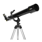 National Geographic 70 mm AZ Refractor Telescope-Ample 70mm aperture will reveal lots of lunar details, planetary features like Jupiter's cloud belts or Saturn's rings and some of the brightest Messier objects.