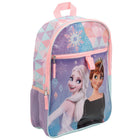 Bioworld 5-Piece Backpack Set - 16" H x 12" W - Frozen Elsa Anna-Material: Made from a woven polyester fabric