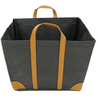 Cathay Importers Eco-Friendly Reusable Black Paper Storage Tote Bag-Storage Tote Bag