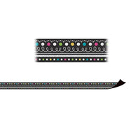 Teacher Created Resources Magnetic Borders, Chalkboard Brights, 36 Pack-Create fresh looks for bulletin boards, windows, walls, and class projects with borders and trimmers