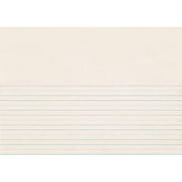 Pacon 7/8" Ruled Picture Story Newsprint Ream, 18" x 12", 500 Sheets-White
