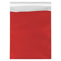 JAM Paper Foil Envelopes with Self Adhesive Closure, 10 x 13, Open End, Red, 25 Pack (1323321)-Red