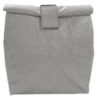 Cathay Importers Eco-Friendly Reusable Paper Lunch Bag, Grey (EC-21-0063)-Silver aluminium insulation made from polyethylene foam