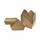 Globe Commercial Products Kraft Take Out Food Container #3 - 200 Pack-200 Pack