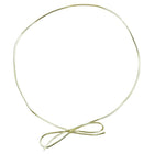 JAM Paper Metallic Elastic String Ties, 16 inch Loop, Gold, 50 Pack (6564973B50)-Material: plastic