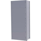 Metalware Boltless Shelving Unit, Back Panels, 48" x 100", Light Grey-For closed style shelving