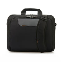 Everki Advance Laptop Bag/Briefcase, 16", Black (EKB407NCH)-Dedicated 16-inch laptop compartment