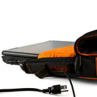 Vangoddy 12" Laptop Messenger Bag - Orange-Top dual zip-around closure